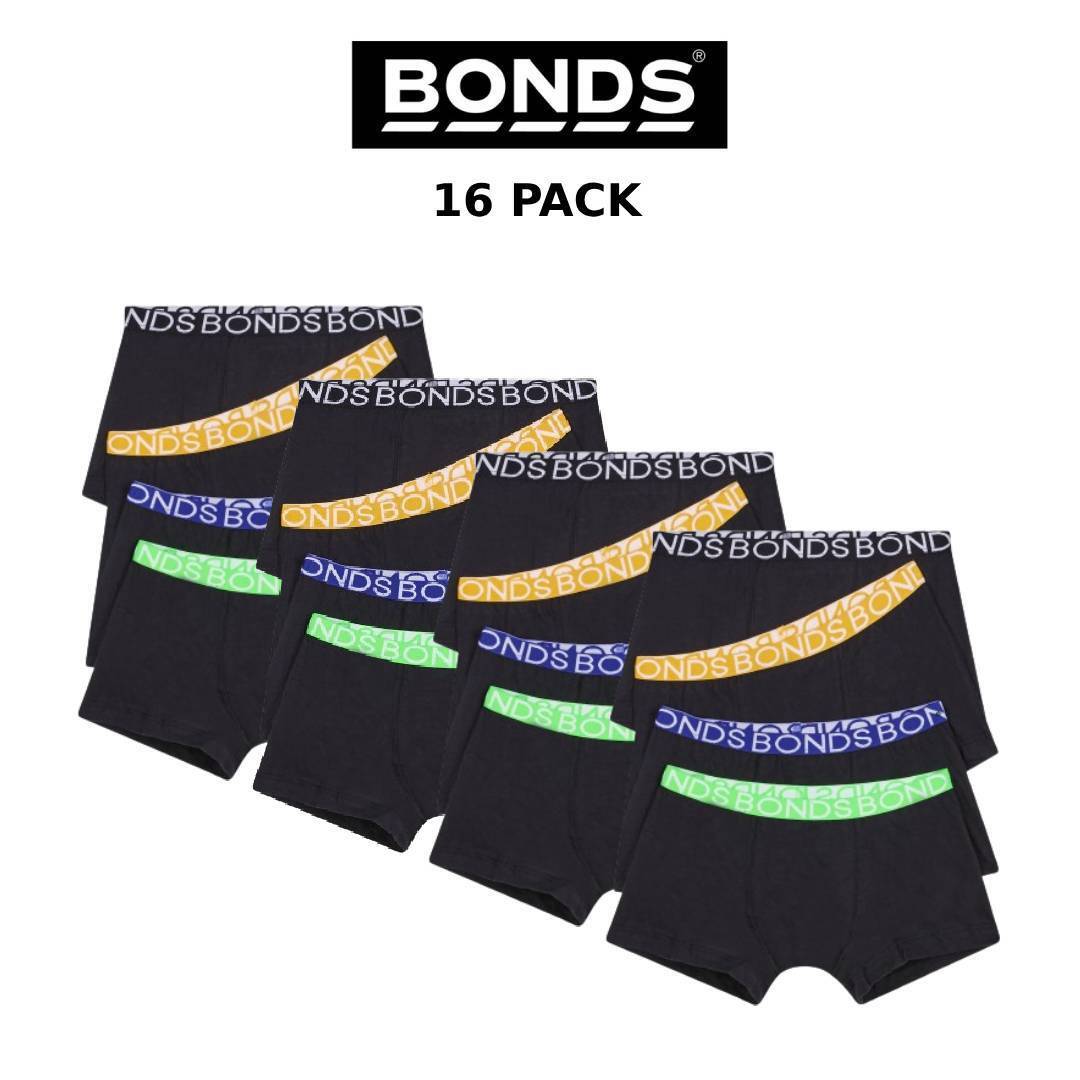 Bonds Boys Trunk Supportive Pouch with Comfy Coverage 16 Pack UWCD4A 08K