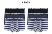 Bonds Mens Everyday Trunks Convenience Comfort & Value Underwear 6 Pack MWQ33A
