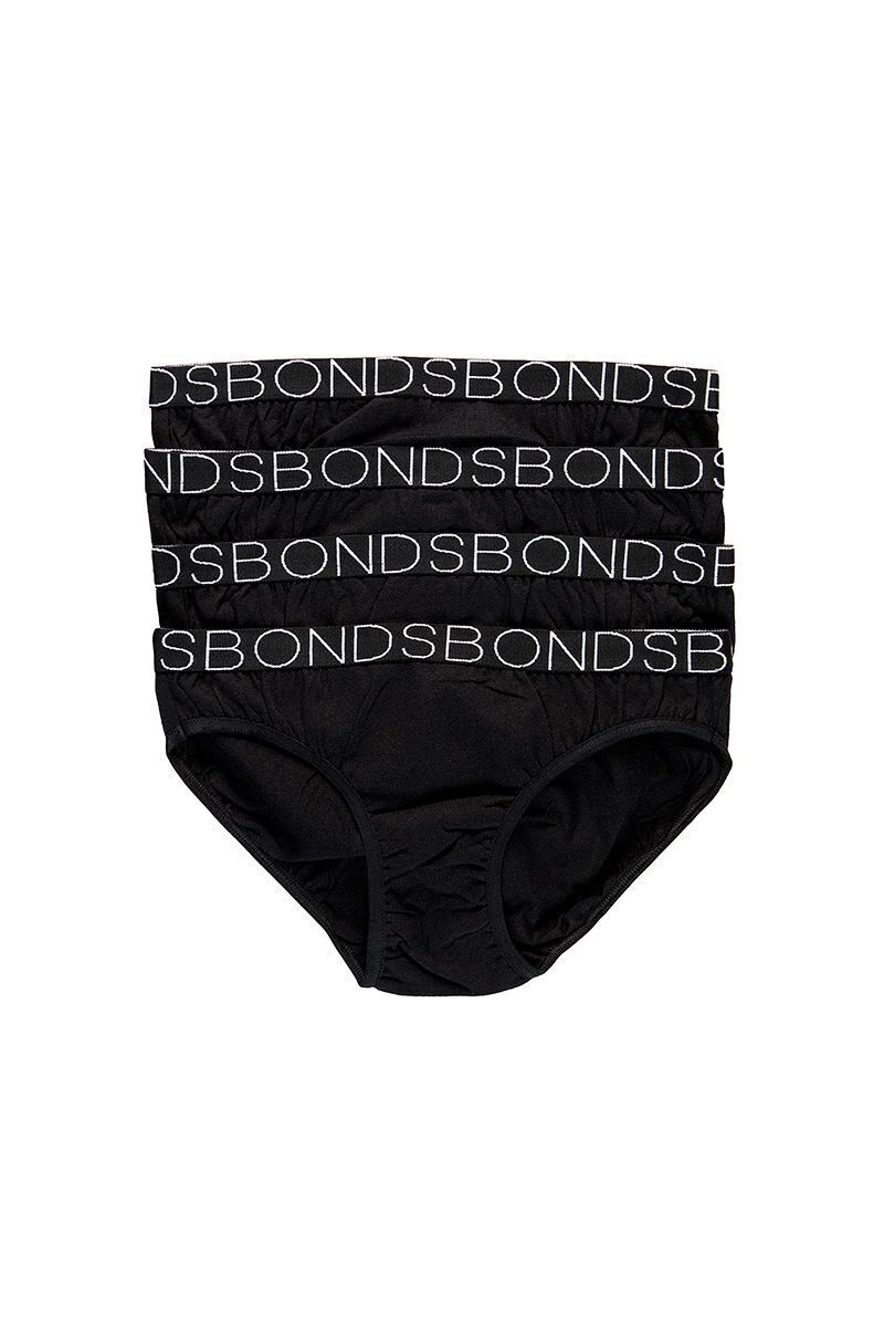 Bonds Girls Bikini Undies Flexible Lightweight and Breathable 8 Pack UZR14A