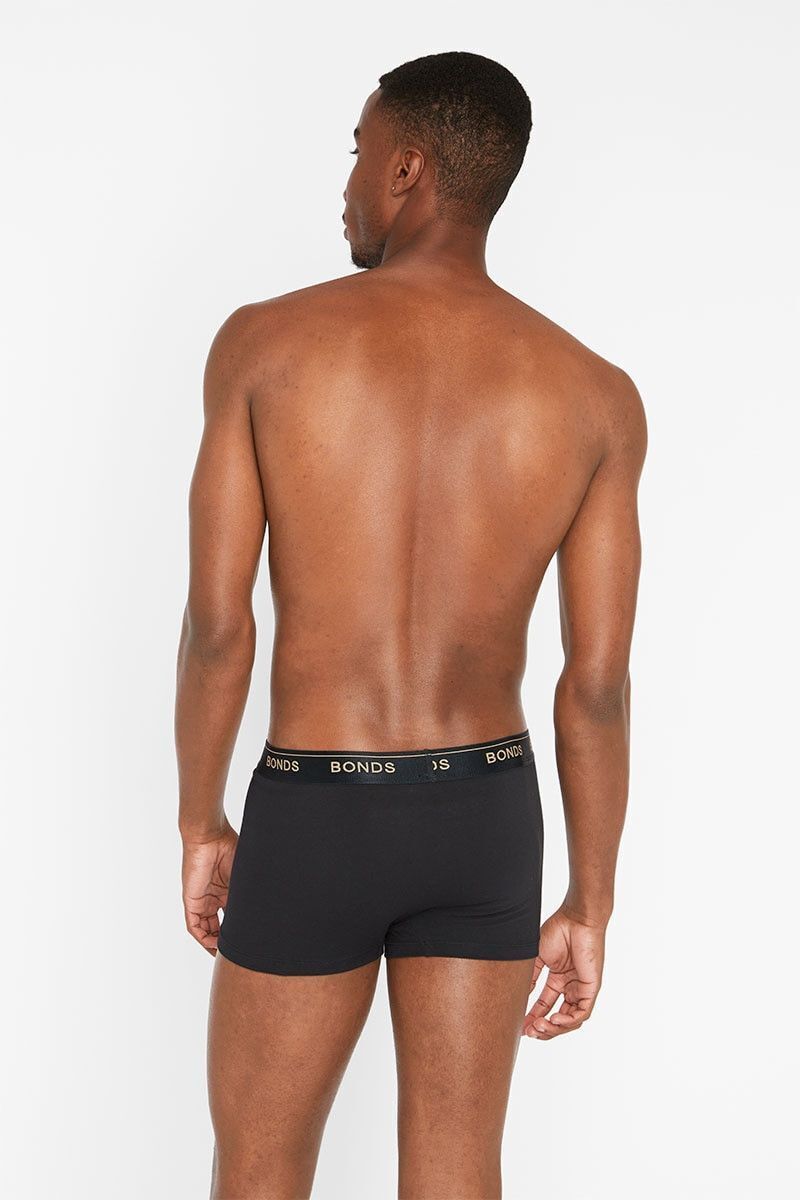 Bonds Mens Guyfront Trunk Seamless Side Comfortable Functional Fly 3 Pack MZVJSI