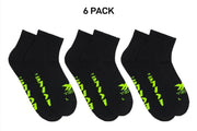 Bonds Mens X-Temp Quarter Crew Socks Dynamic Dual Action Cooling 6 Pack SXX72N
