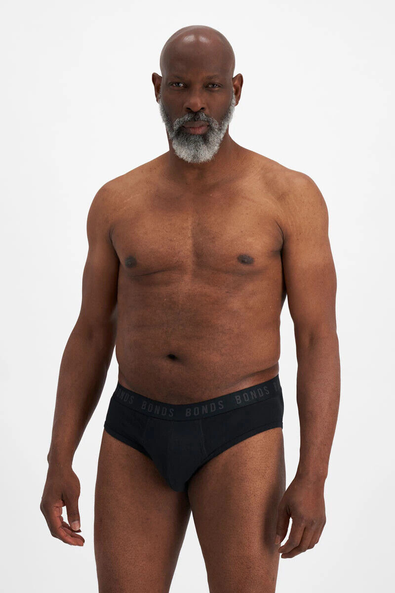 Bonds Mens Damn Dry Brief Protects Light Leaks and Sweats Anti Odour 6 Pack MWHV