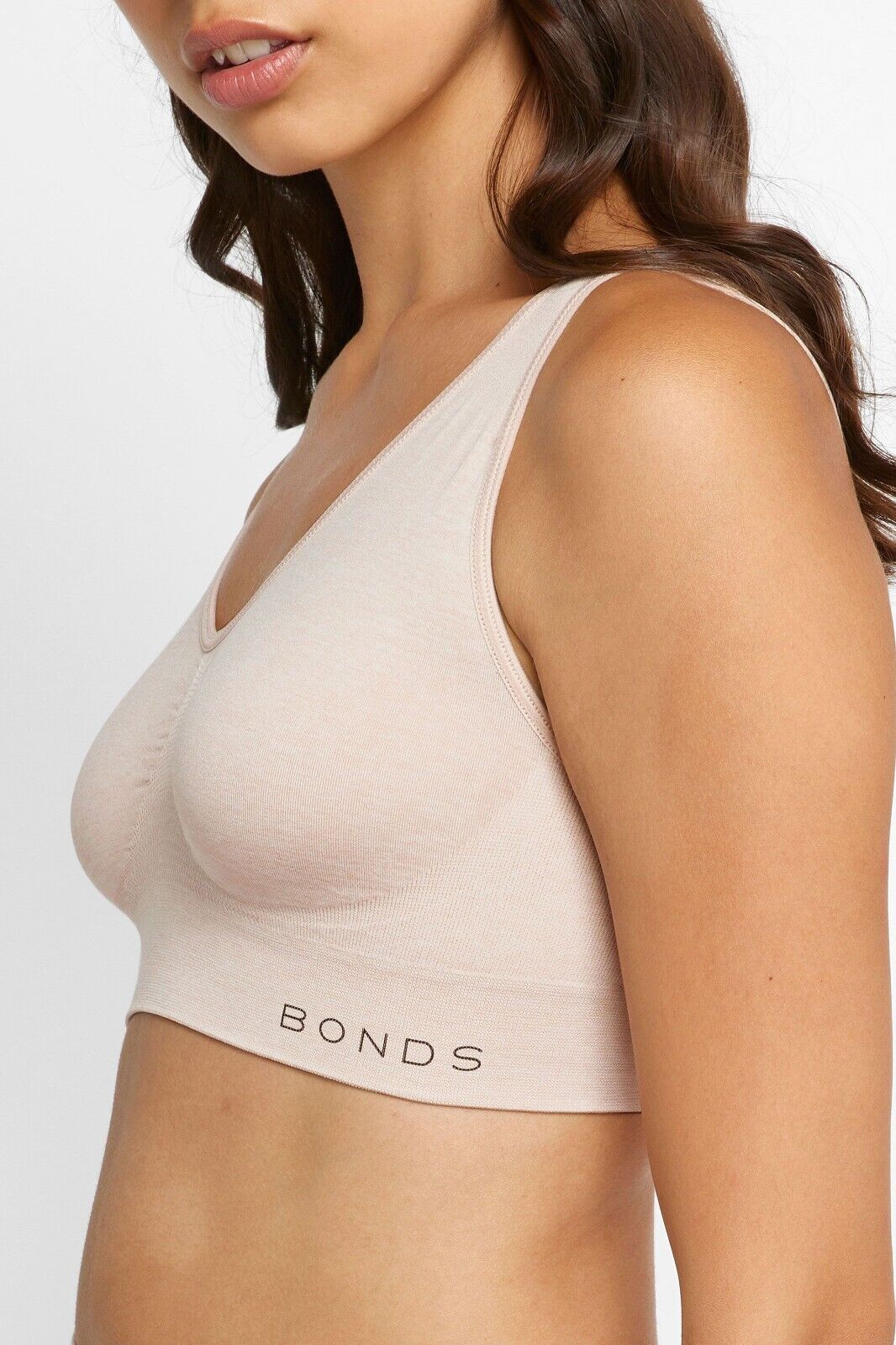 Bonds Womens Comfy Crop Regular Super Soft Flexible Wirefree Bra 3 Pack WVLHY