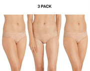 Bonds Womens Seamless Bikini Stretchy Trims Smooth Finish Brief 3 Pack WWGDA