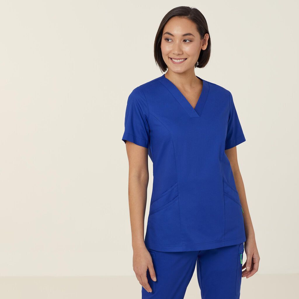 Clearance! NNT Uniform Next Gen Antibacterial Florence Scrub Top V Neck CATULM-Collins Clothing Co