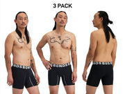 Bonds Mens Chafe Off Trunk Inner Thigh Panel Comfort & Friction Free 3 Pack MWB6