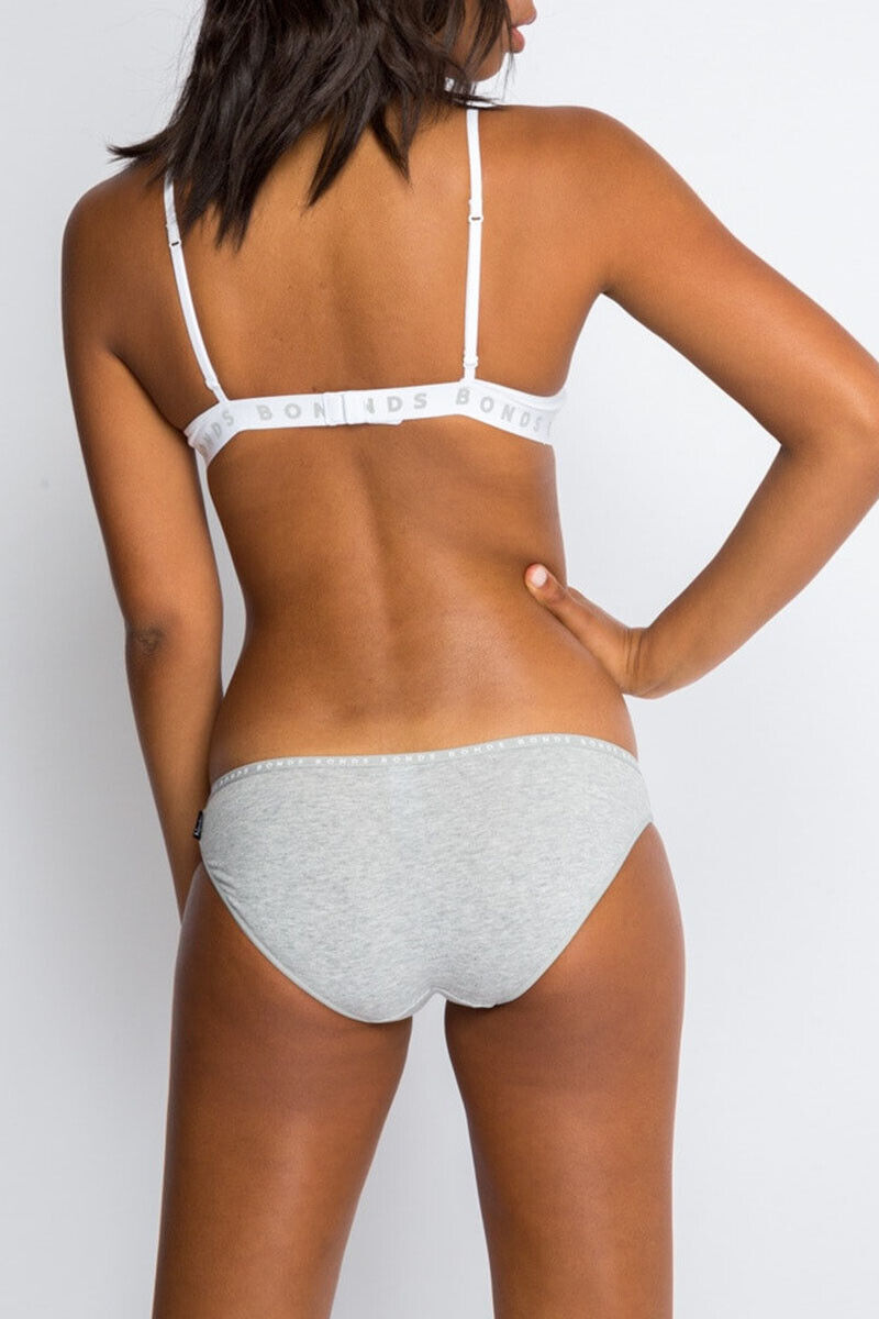 Bonds Womens Hipster Bikini Comfortable Coverage Low Rise Waist 3 Pack WUVXA