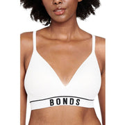 Bonds Womens Retro Rib Wirefree Tee Bra Comfortable & Stretchable YXF7Y