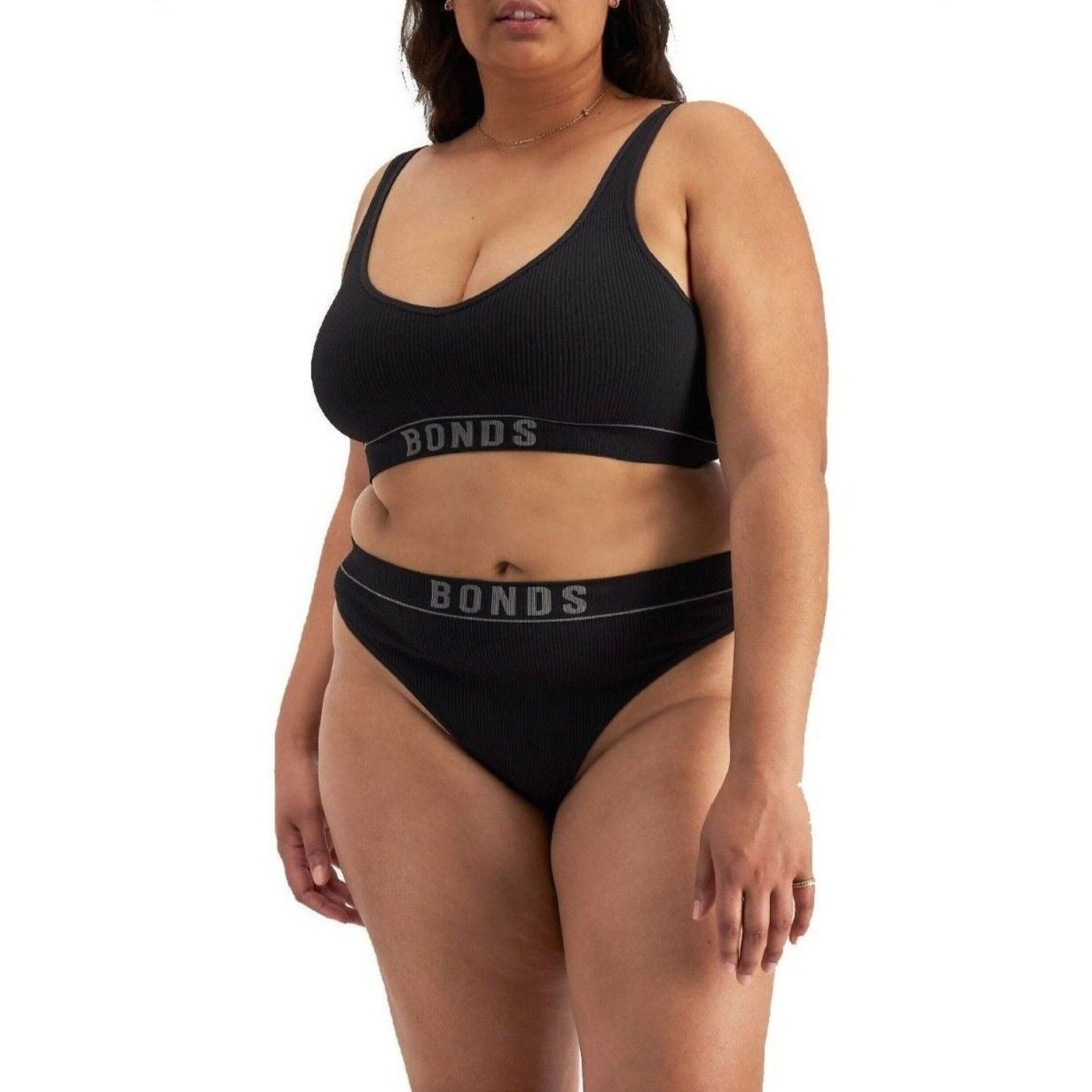 Bonds Womens Retro Rib Seamless Gee String Side Seams and Hi Leg WU8HA