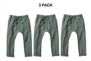 Bonds Kids Next Gen Cargo Pants Super Soft Waistband with Pockets 3 Pack KY9CK