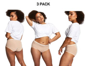 Bonds Womens Cottontails Full Brief Lightweight Soft Cotton 3 Pack WY5NA