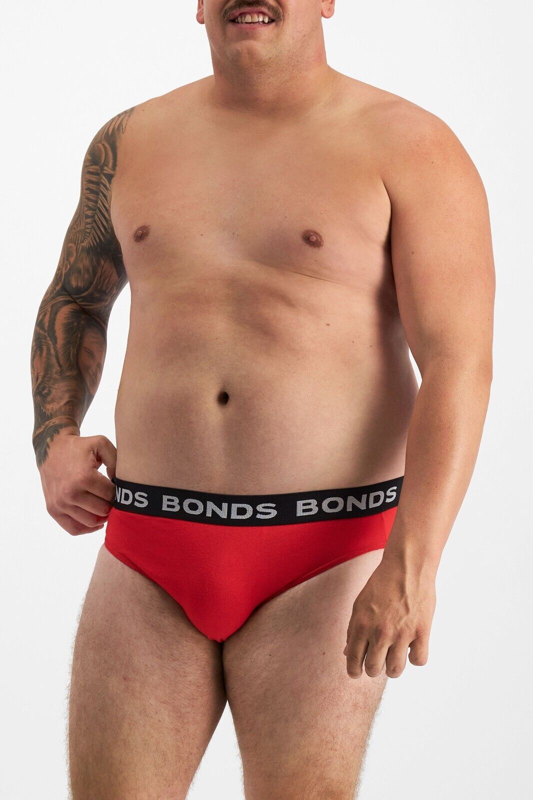 Bonds Mens Hipster Brief  Wide Comfortable Elastic Waistband 5 Pack M8DM5T