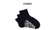 Bonds Womens Logo Cushioned Quarter Crew Comfy Cushioning Socks 3 Pack LXPP3N