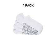 Bonds Mens Logo Lightweight No Show Comfy Mesh Cooling Zone Socks 4 Pack SXN64N