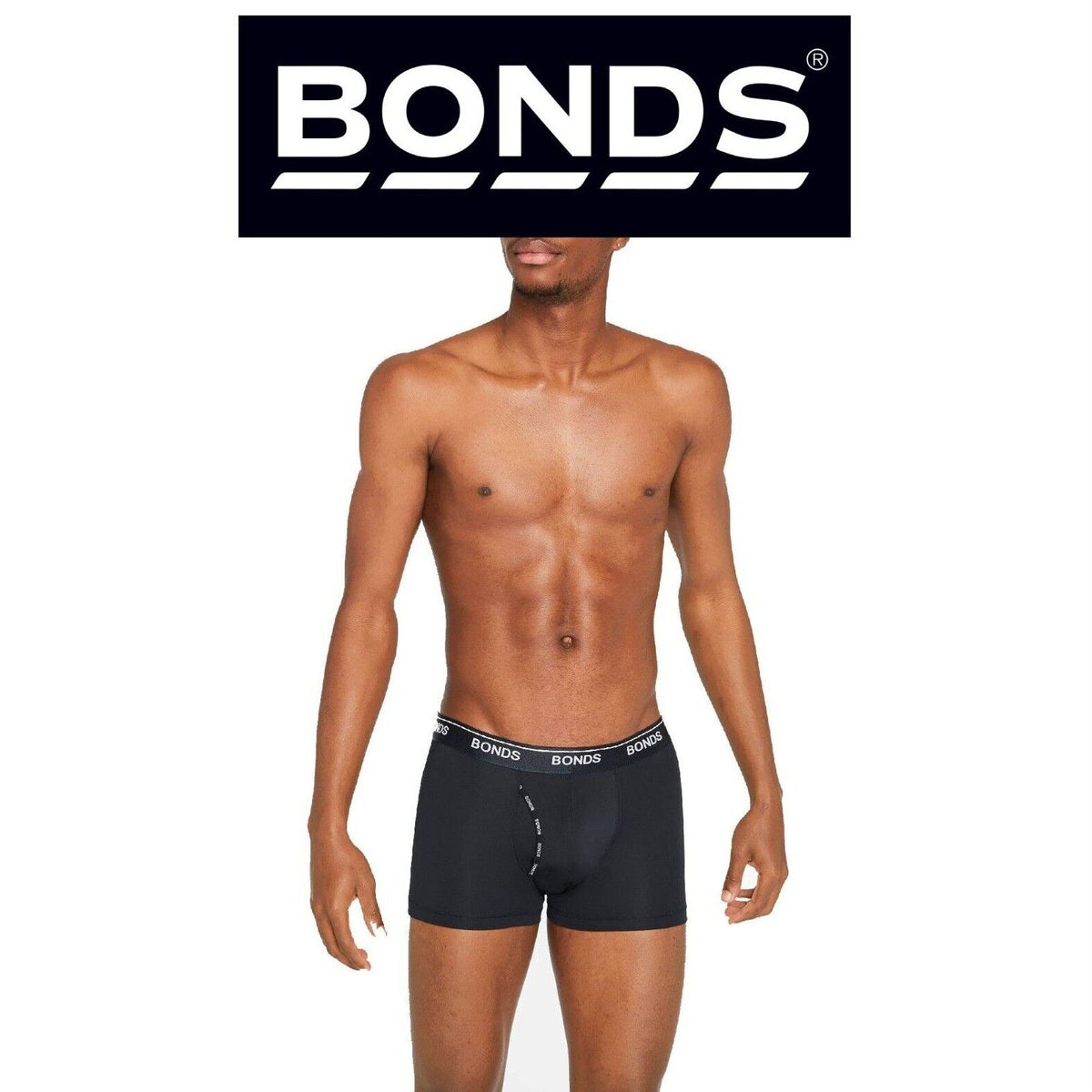 Bonds Mens Microfibre Guyfront Trunk Super Smooth Microfibre Version MX86