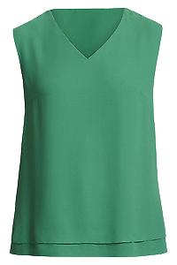 NNT Women Anti Stain Georgette S/L V Neck Classic Fit Formal Wear CATU5U