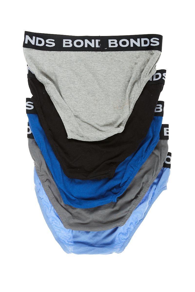 Bonds Mens Hipster Brief  Wide Comfortable Elastic Waistband 15 Pack M8DM5T