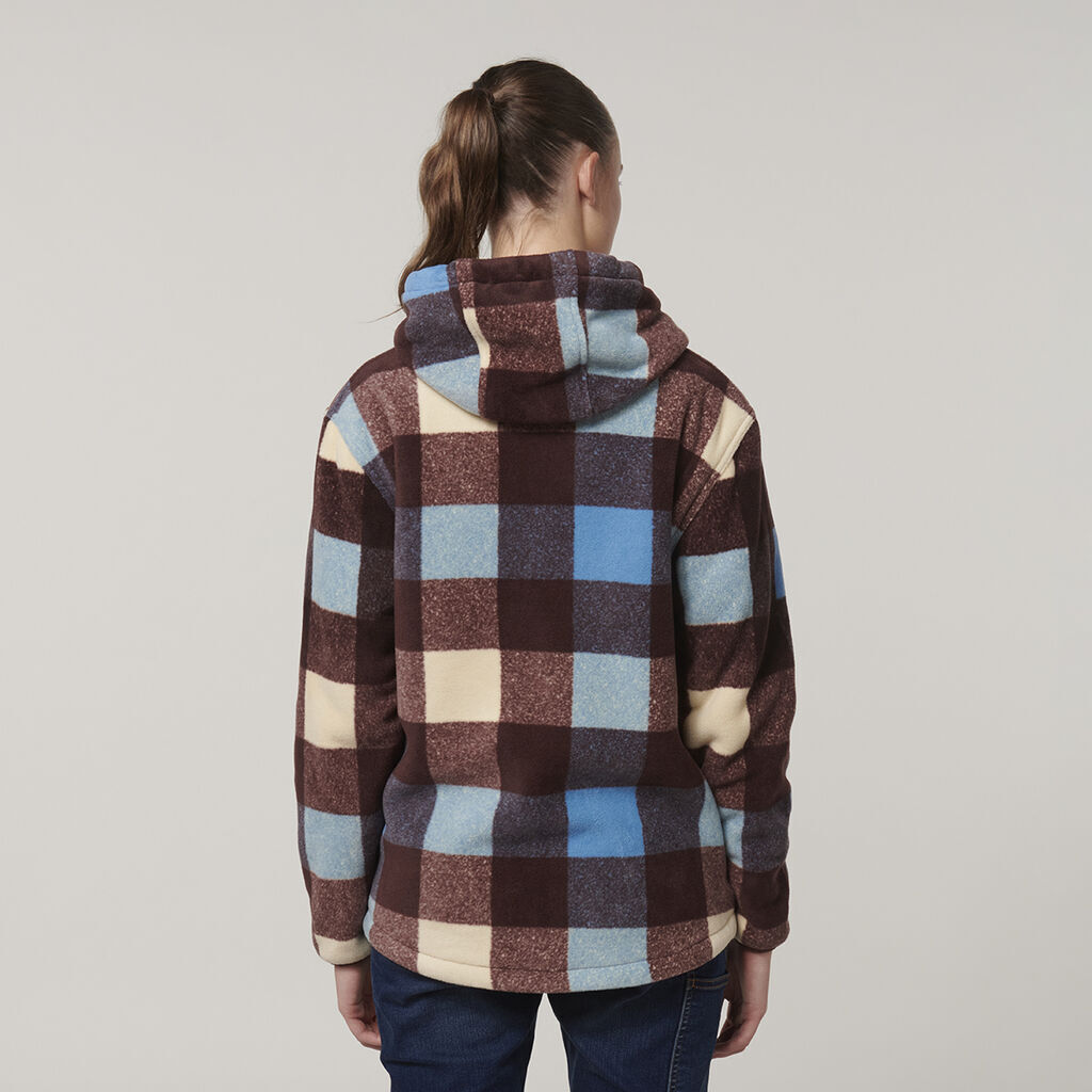 Clearance! Hard Yakka Womens Check Zoodie Winter Comfort Work Safety Y08522-Collins Clothing Co