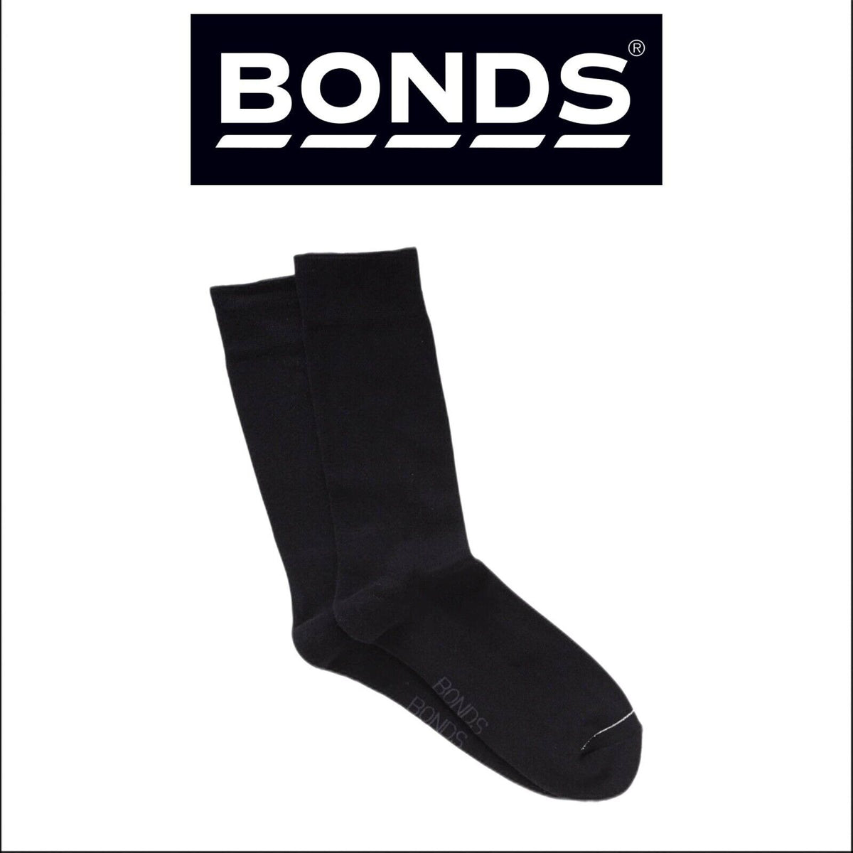 Bonds Mens Pillow Feet Sock Extra Cushioning Comfort Breathable SYPD2N