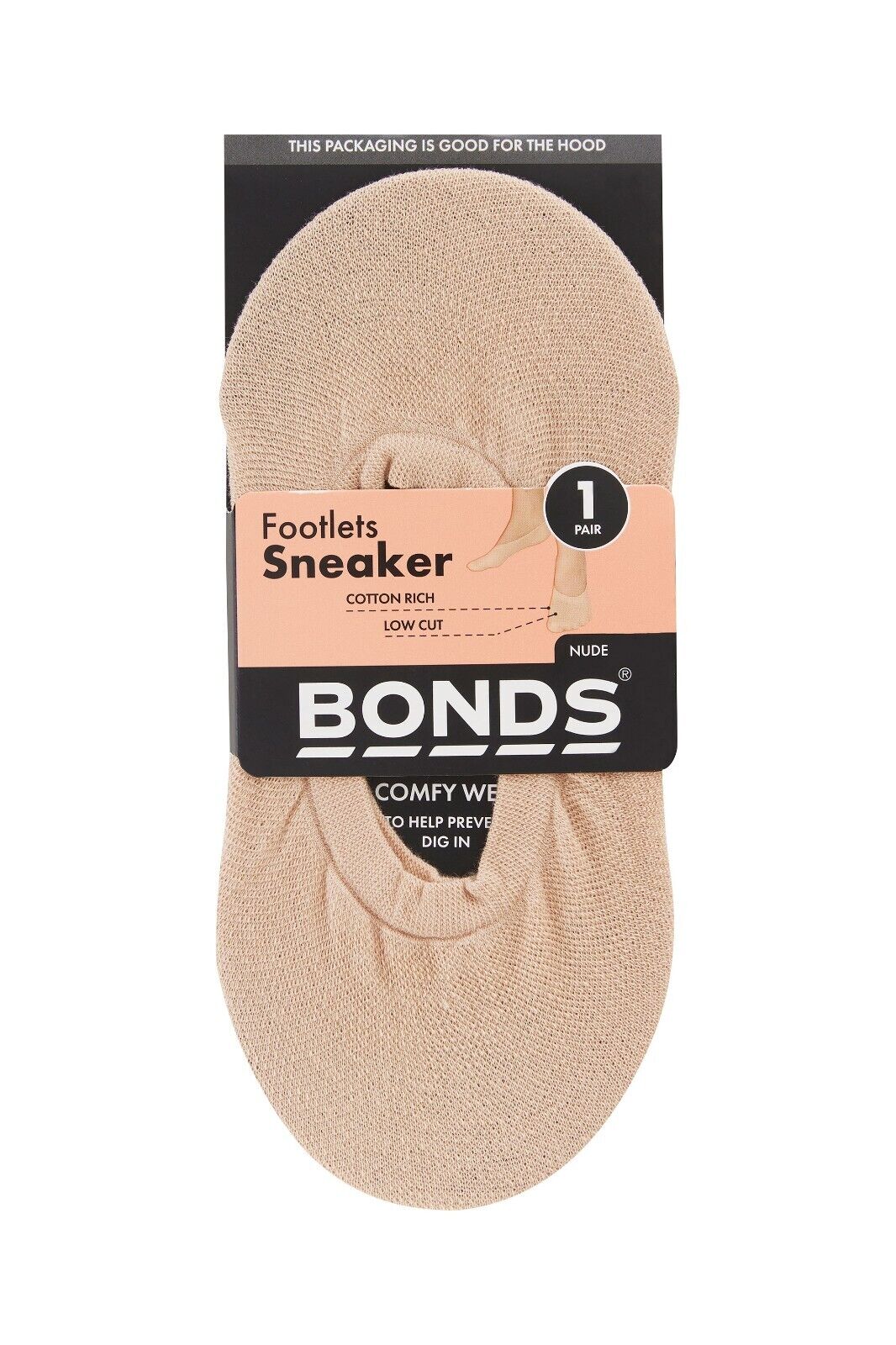 Bonds Womens No Show Footlets Cotton Rich Stocking Socks Seamless 12 Pack L7344W