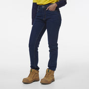 KINGGEE Womens Stretch Denim 5Pocket Straight Fit Wide Leg Workwear Jeans K43018-Collins Clothing Co