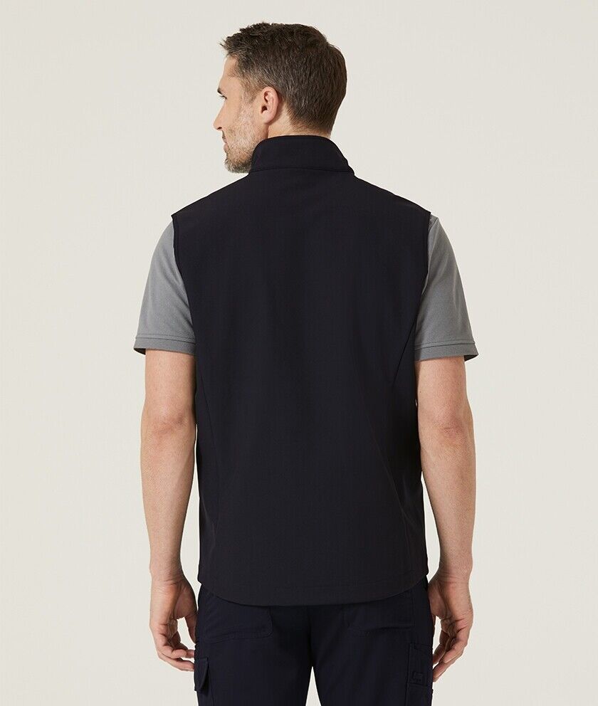 Mens NNT Warm Bonded Fleece Sleeveless Zip Vest Black Navy Business Smart CATF2H