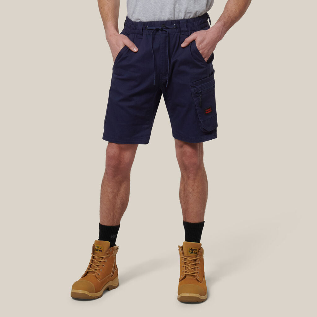 Hard Yakka Mens Toughmaxx Mid Shorts Comfortable Waistband Work Shorts Y05165