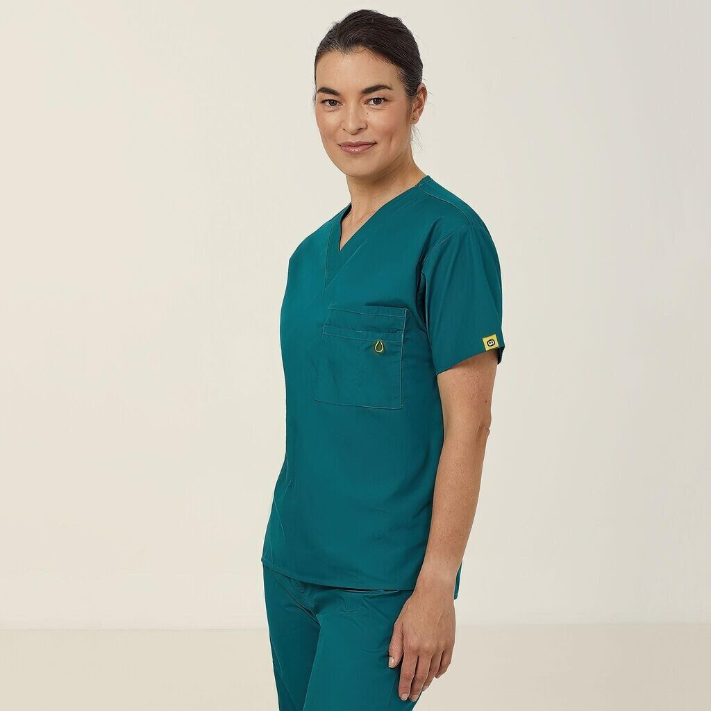 NNT Unisex Wonderwink 4 Pack Origins Pocket V Neck Scrub Top Alpha CATRE4-Collins Clothing Co