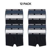 Bonds Mens Total Package Trunk Comfy Super Soft and Breathable 12 Pack MWK83A