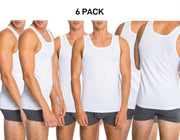 Bonds Mens New Coral Island Singlet Comfy and Breathable Feeling 6 Pack MXQ7A