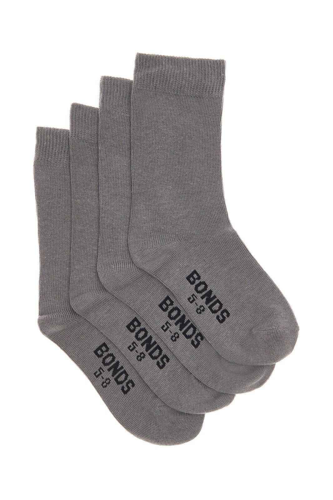 Bonds Kids School Oxford Crew Socks Comfort and Serious Softness 16 Pack R6074W