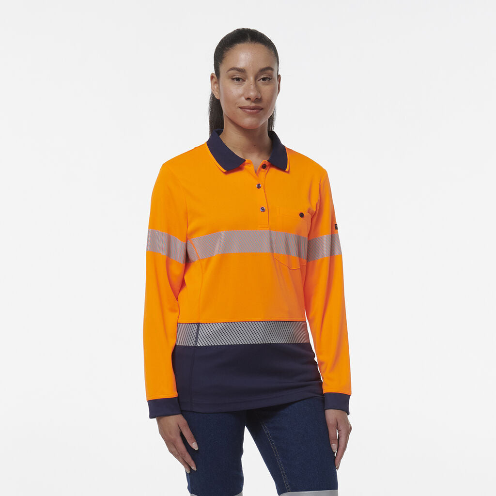 KingGee Womens Workcool Hyperfreeze Spliced With Segmented Tape K44223-Collins Clothing Co