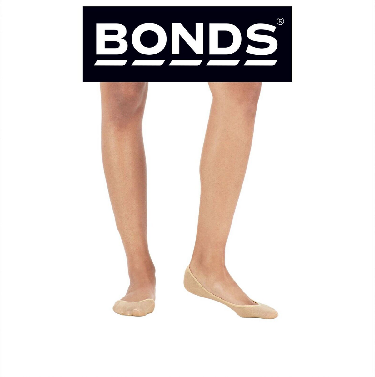 Bonds Womens Sheer Relief Smooth Footlet Soft Seamless Cushioned HXPV1N