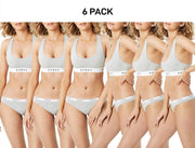 Bonds Womens Originals Gee Brief Soft Stretchy Waist and Flat Seams 6 Pack WV7HA