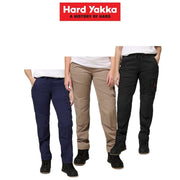 Hard Yakka Womens 3056 ToughMaxx Regular Fit Comfortable Work Pants Y08123