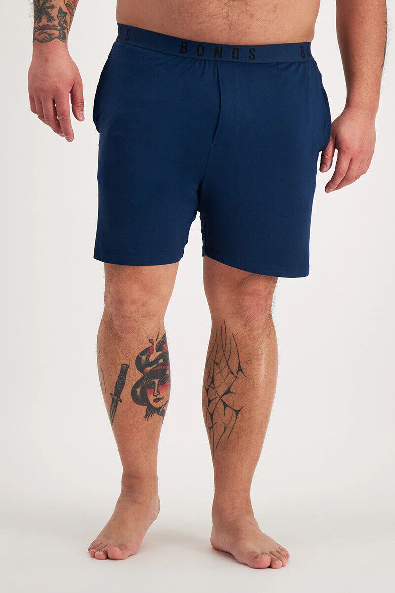 Bonds Mens Sleep Viscose Bamboo Short Comfy Soft Branded Elastic Waistband MW9M