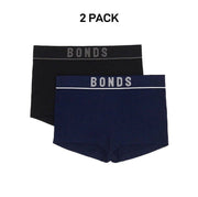 Bonds Girls Original Rib Shortie Soft Stretchy Ultimate Comfort 2 Pack UWLL2A