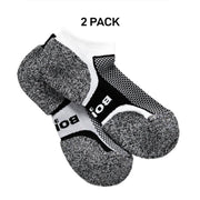Bonds Womens Ultimate Comfort Low Cut Socks Heel & Toe Cushioning 2 Pack LANJ2N