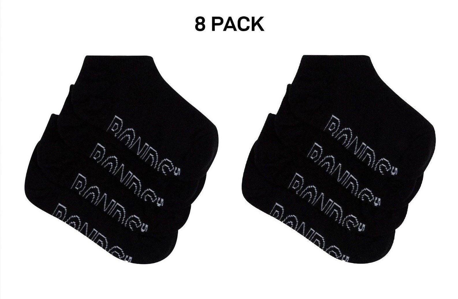 Bonds Kids Logo Light No Show Soft Cotton Breathable Socks 8 Pack RXUU4N