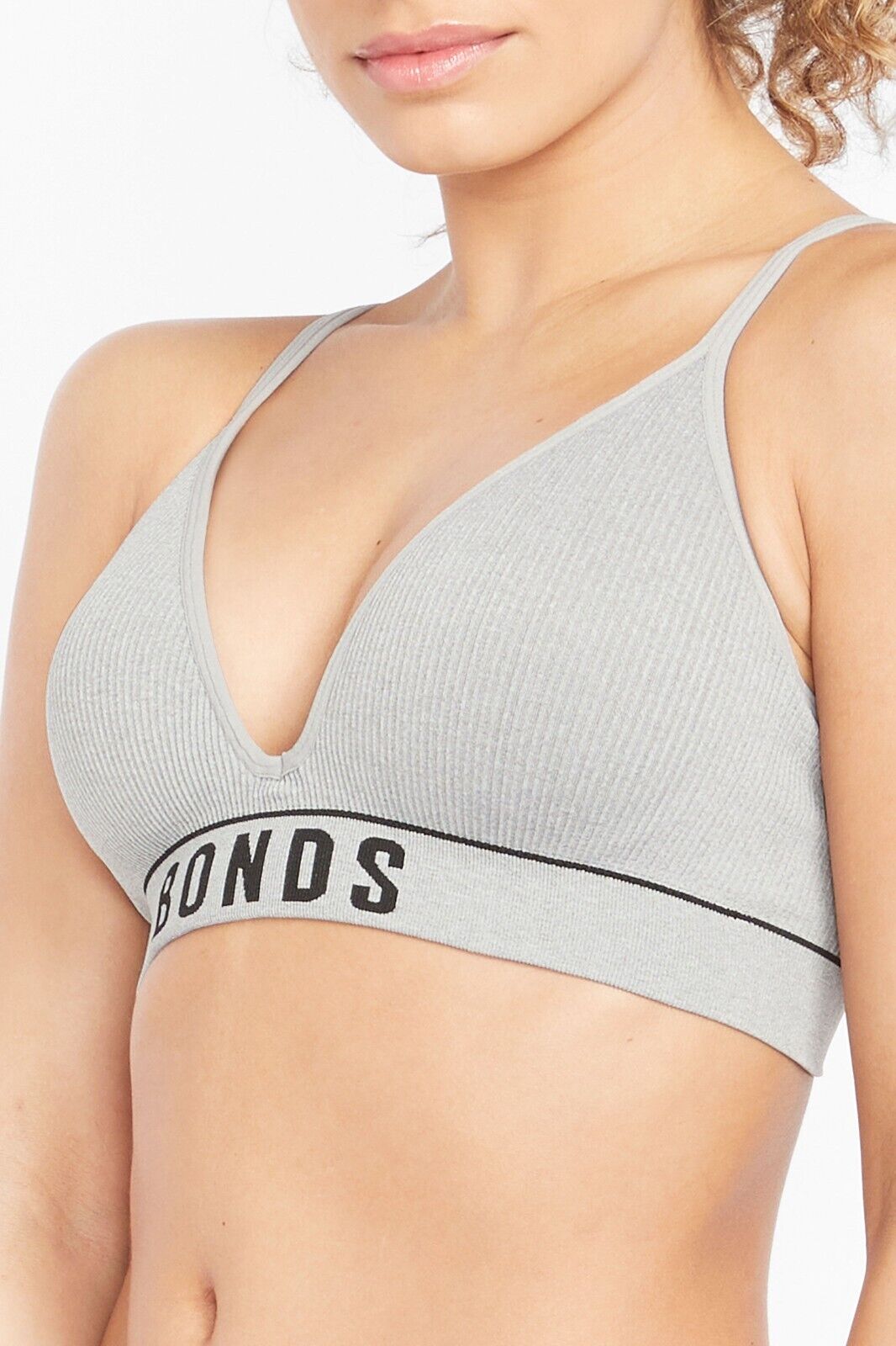 Bonds Womens Retro Rib Wirefree Tee Bra Comfortable & Stretchable 6 Pack YXF7Y