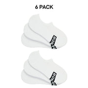 Bonds Mens Logo Sneaker Socks Cushioned Soles & Breathable Cotton 6 Pack SXKQ3N