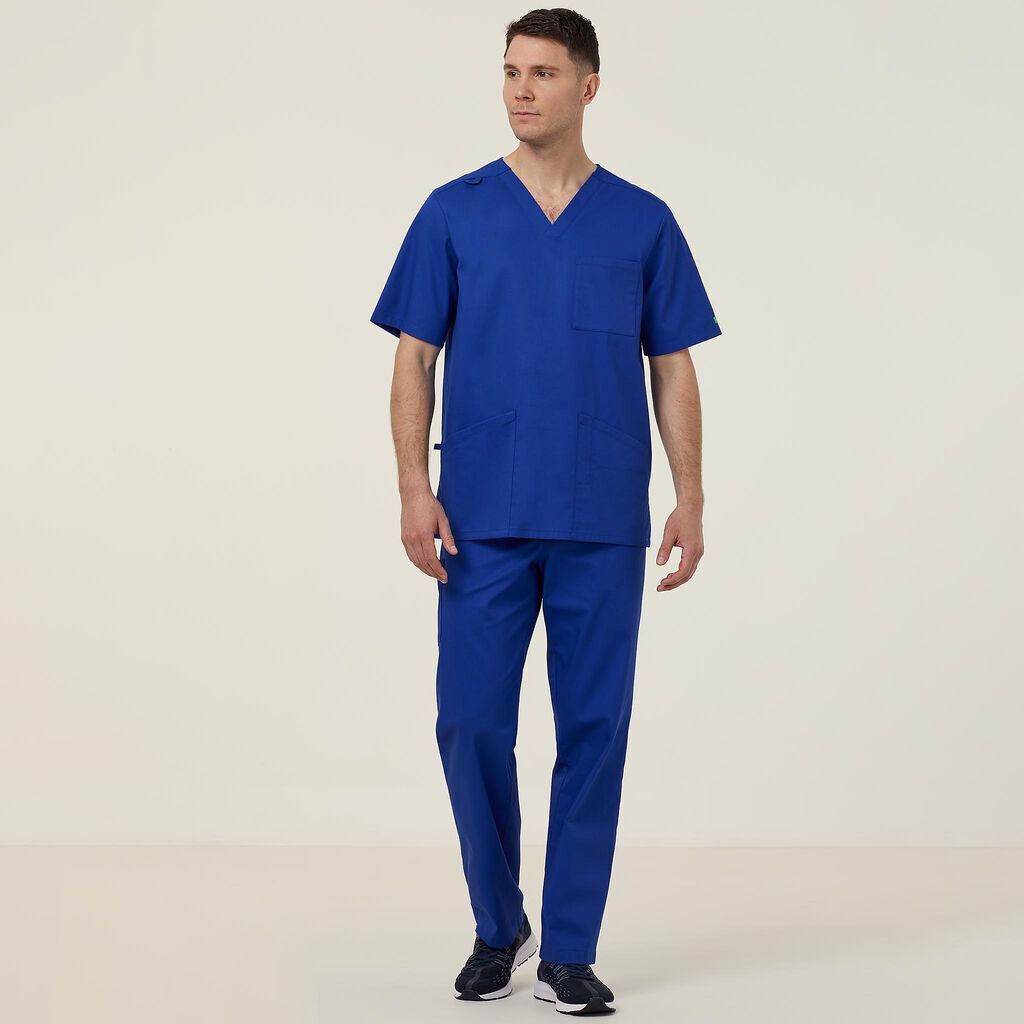 Clearance! NNT Uniform Unisex Chang Scrub Top Relaxed Fit V Neck Workwear CATRFS-Collins Clothing Co