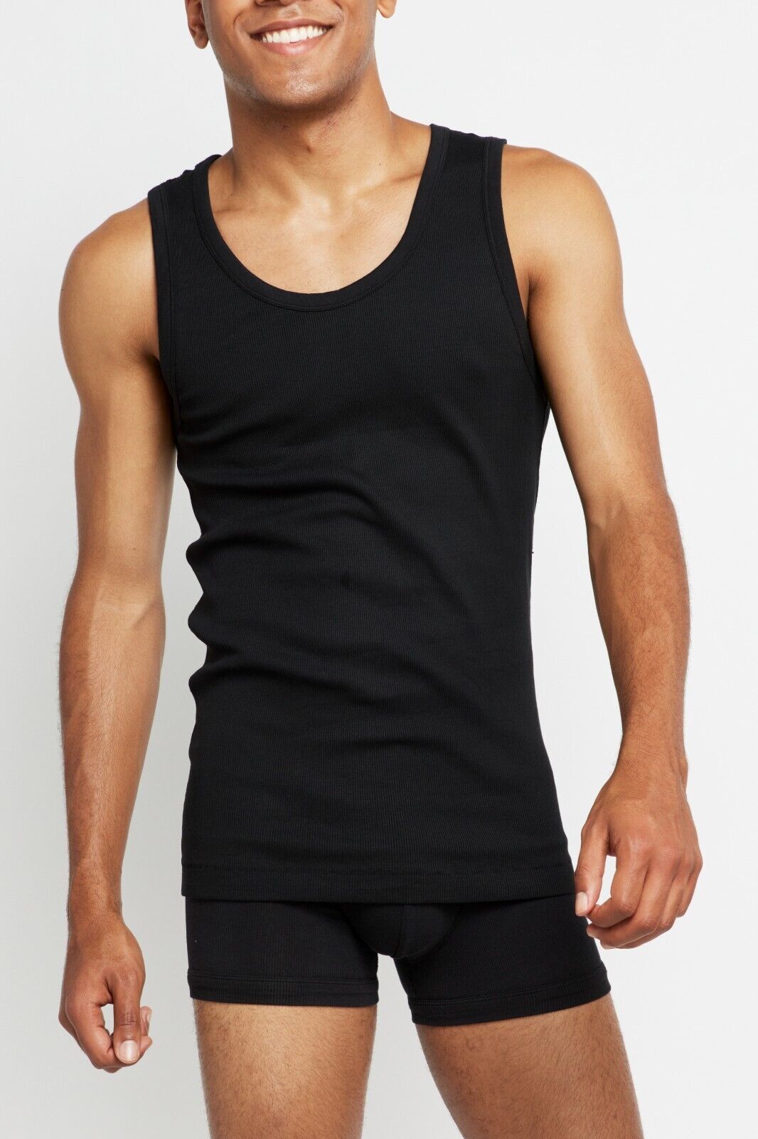 Bonds Mens Organic Chesty Cotton Rib Modern Classic Singlet Shape MX3R