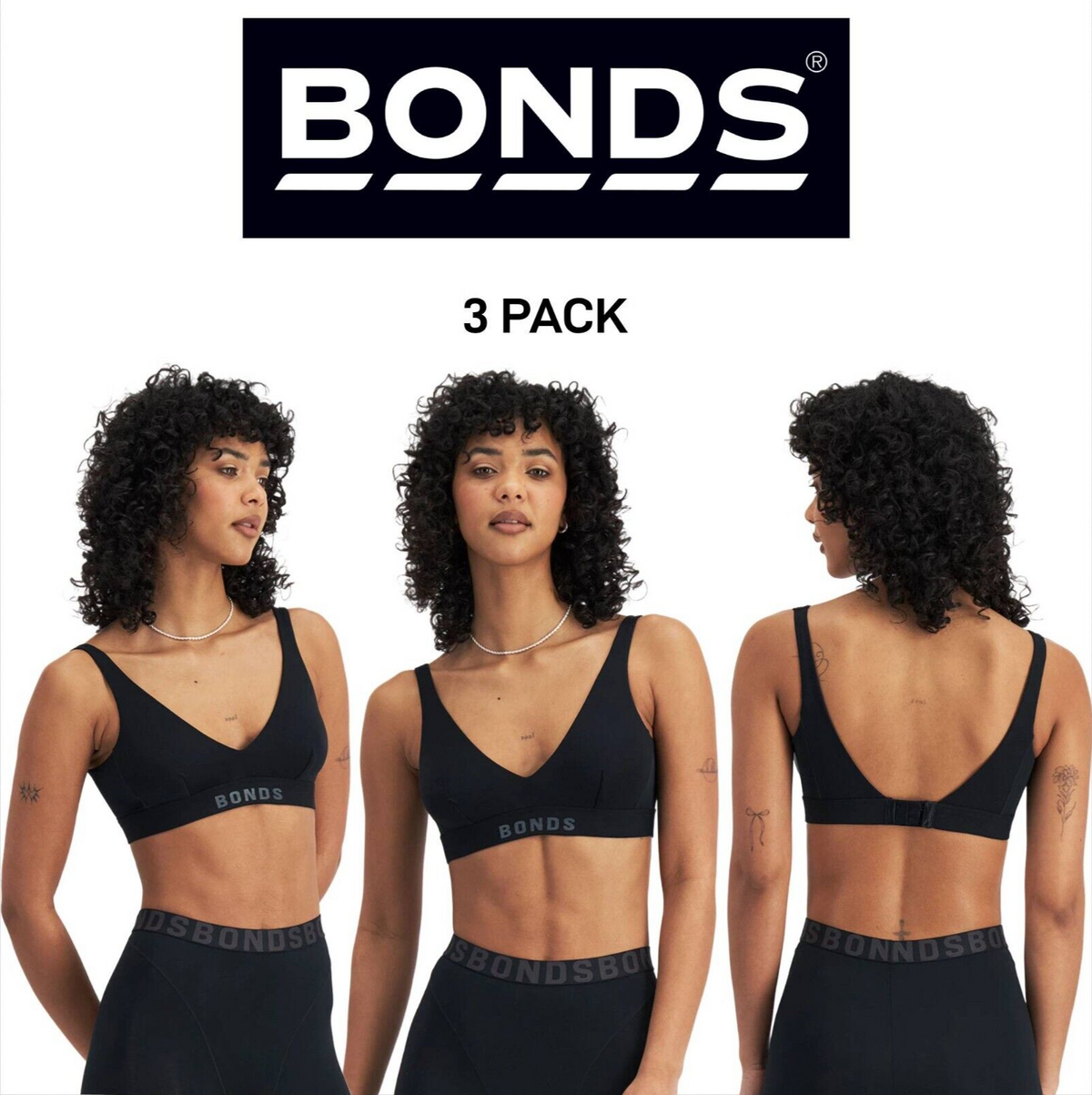 Bonds Womens Chafe Off Crop Ultimate Comfort Soft and Cooling Finish 3 Pack WR3X