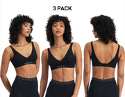 Bonds Womens Chafe Off Crop Ultimate Comfort Soft and Cooling Finish 3 Pack WR3X