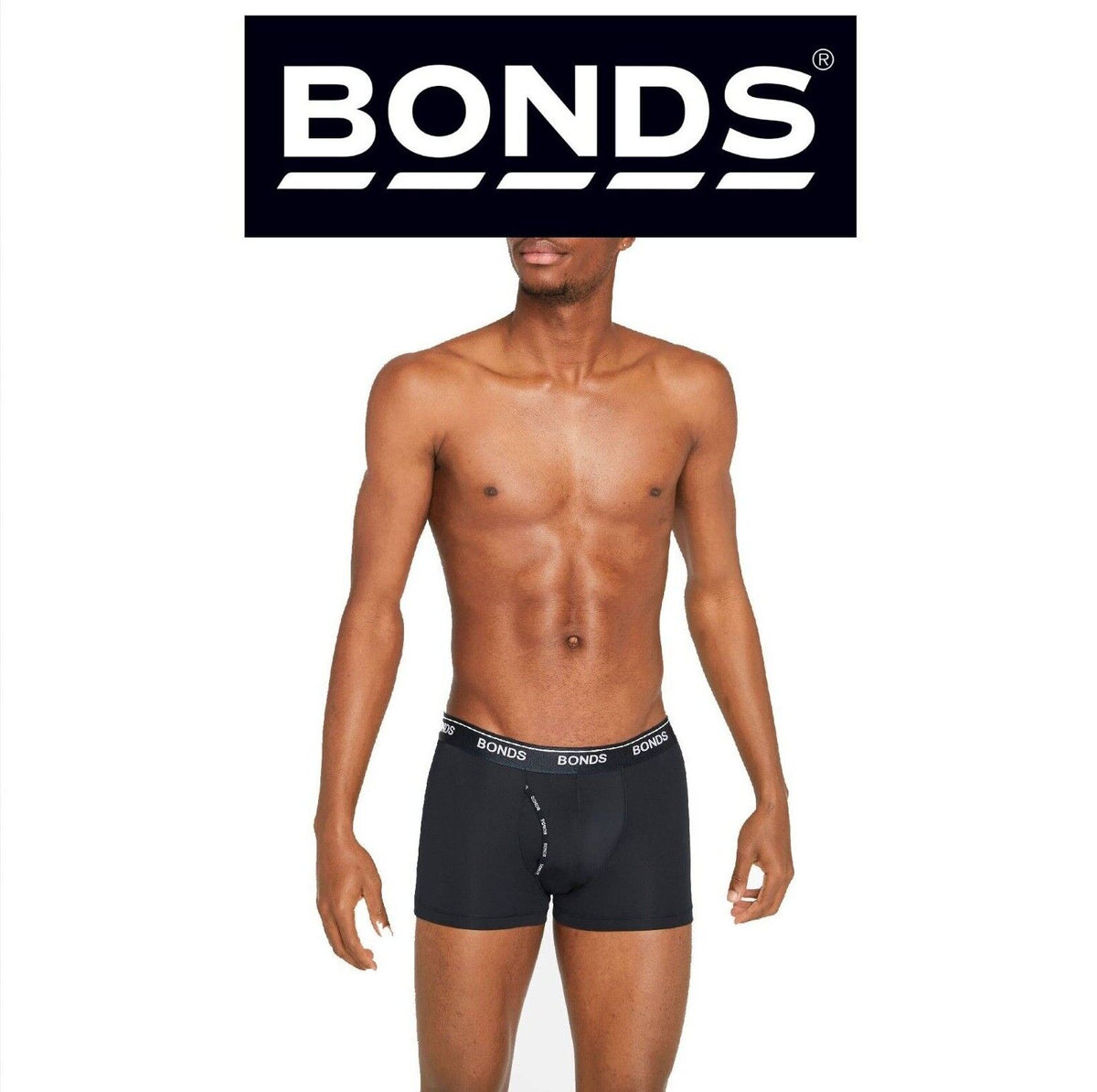 Bonds Mens Microfibre Guyfront Trunk Super Smooth Microfibre Version MX86