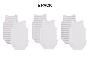 Bonds Baby Wonderbodies Singlets Comfy Soft Stretchable Cotton 6 Pack BWTRA