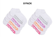 Bonds Kids Logo Light Low Cut Socks Comfy Lightweight Breathable 8 Pack RXU74W