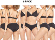 Bonds Womens Cottontails Midi Breathability and Comfort Brief 6 Pack WY5PA