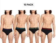 Bonds Mens Hipster Brief  Wide Comfortable Elastic Waistband 15 Pack M8DM5T